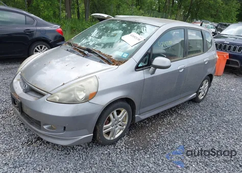2008 Honda Fit Sport из США, поврежденный, VIN JHMGD37688S005993